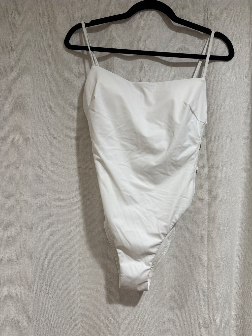 Milly White Strap Bodysuit Bandeau